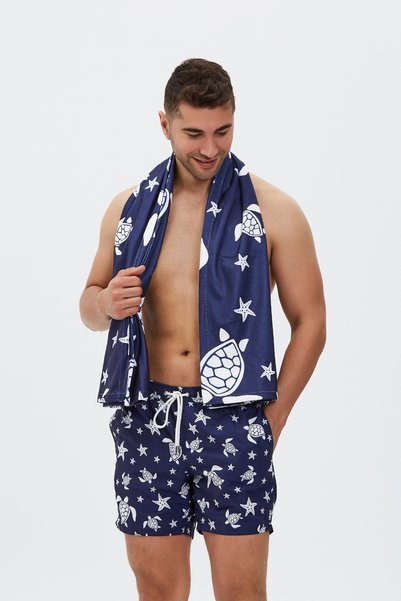 redowl Caretta Patterned Beach Towel