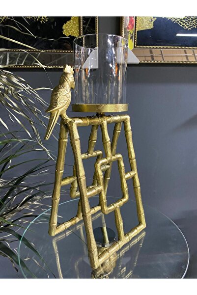Vitale Papağanlı Gold 43 Cm Mumluk