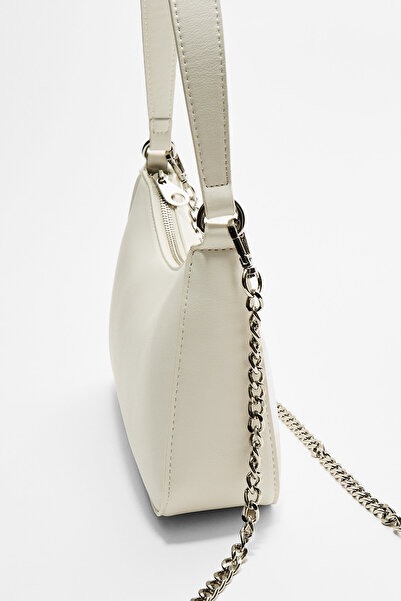 Stradivarius Shoulder bag with chain detail