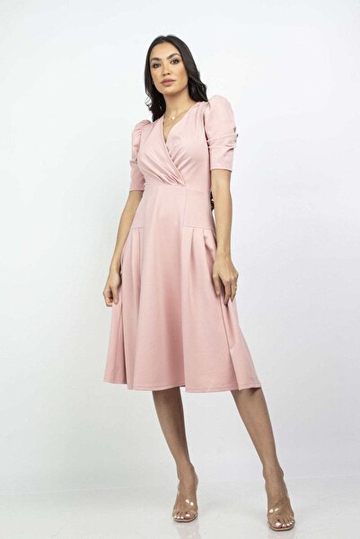 mica Midi Dress with Waist Tie