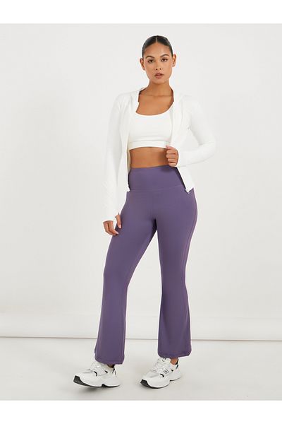 Styli Contour Seam Thumbhole Detail Zip Up Jacket