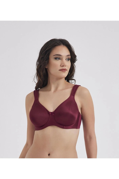 MOONLİGHT Women's Burgundy Recovery Bra