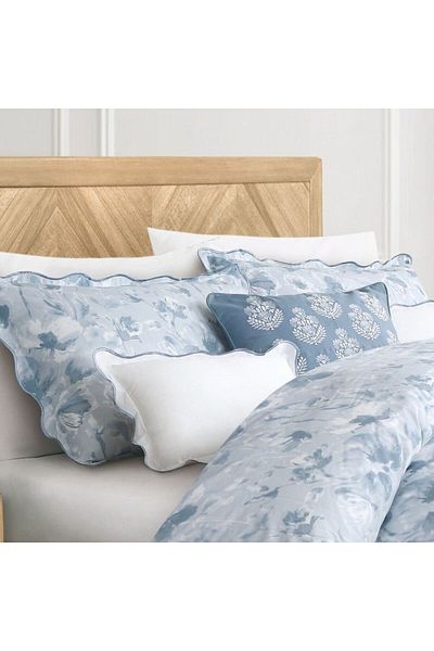 Orange Bed & Bath Rainy 100% Cotton Double Bed set 8 pieces  274 × 243 cm