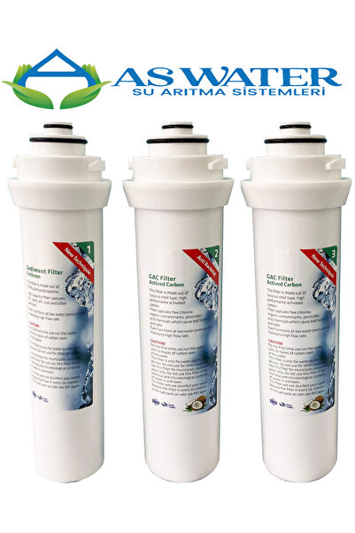 As Water İhlas Aura Cebilon UNIQUE Dijital unique Su arıtma Cihazı Uyumlu 2 Yıllık Bakım Filtre Bakım Seti