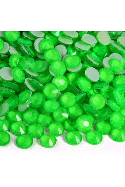 Gymo Κρυστάλλινη πέτρα SS16 (3,8-4mm) Emerald Neon (720 A) Premium ποιότητας με έξι επίπεδα σιδερένια που κολλάνε