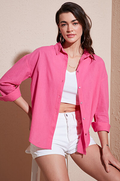 Lela Cotton Regular Fit Long Sleeve Solid Shirt Shirt Cf25S 168305