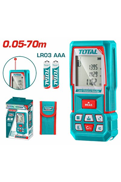 TOTAL 0.05 - 70 Metre Lazer Metre Yüksek Kalite TMT57026 NMS HIRDAVAT