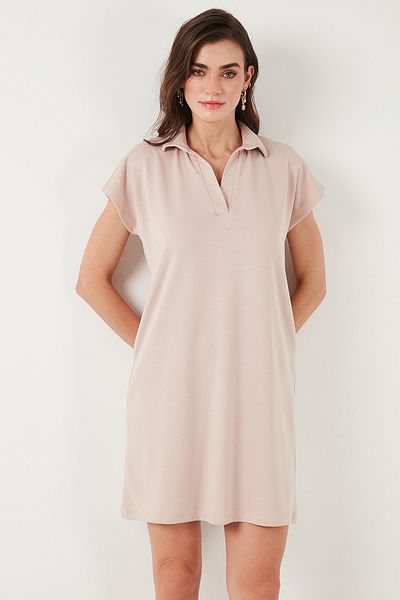 Lela Μίνι φόρεμα με κανονική εφαρμογή Polo Neck DRESS 5866153