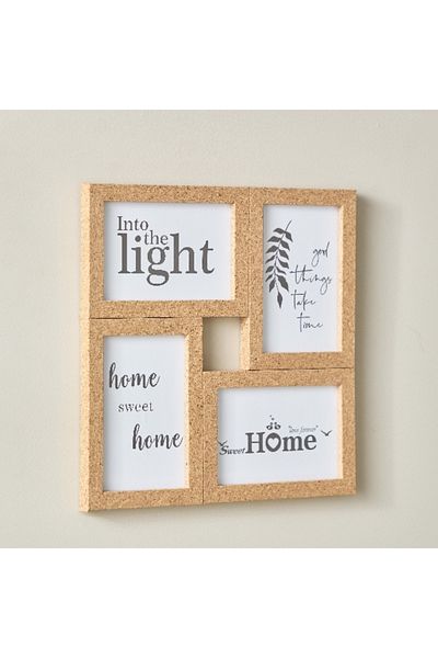 Home Box Sabrina Glass Collage Frame - 29.5x29.5x16 cm