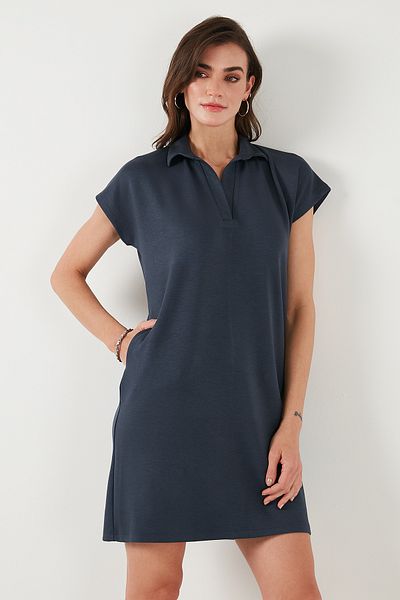 Lela Μίνι φόρεμα με κανονική εφαρμογή Polo Neck DRESS 5866153