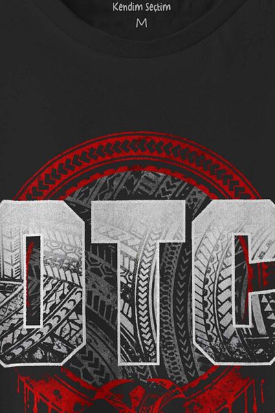 Kendim Seçtim Ανδρικό μπλουζάκι Roman Reigns Wwe Black - Μπλουζάκι Unisex με στάμπα OTC Gym Fight