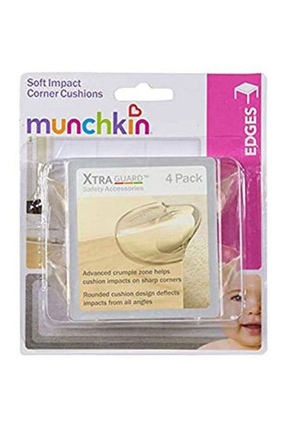 Munchkin MunchkinSet 4 Piece Soft Touch Corner Cushions with High Protection Clear
