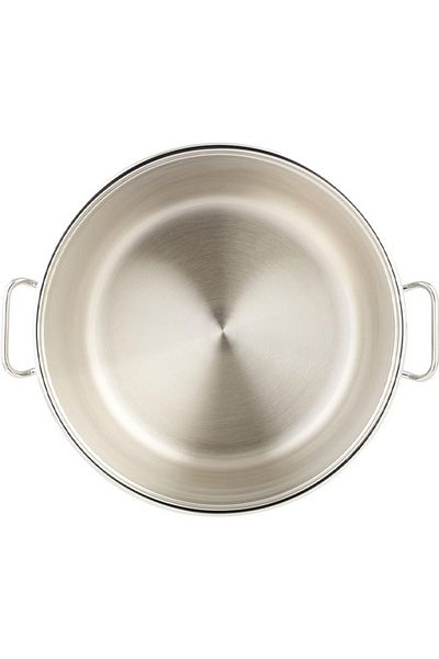 Top Chef Turkish 18/10 stainless steel pot, size 30cm Silver