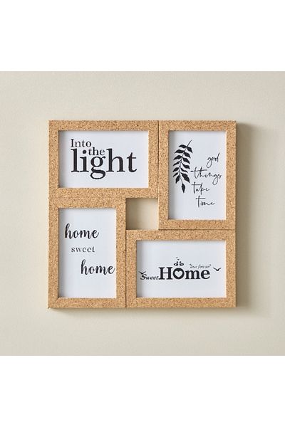 Home Box Sabrina Glass Collage Frame - 29.5x29.5x16 cm