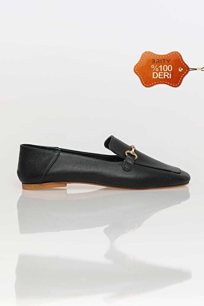 BRITY Дамски мокасини от естествена кожа