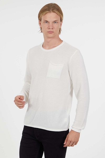 redowl Pocket Detailed Crew Neck Knitwear Sweater