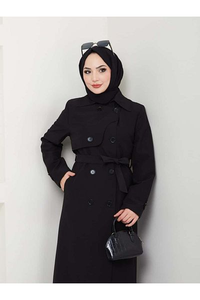ELBİSHE Full Length Back Detailed Trench Jeans