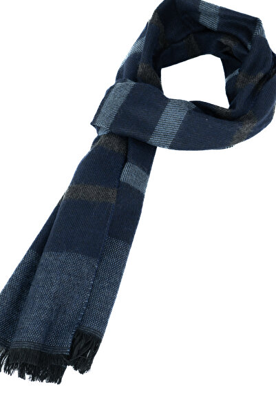 Oppland Thick Cotton Knitwear - Men's Winter Scarf, City Pattern, Keep Warm, ...