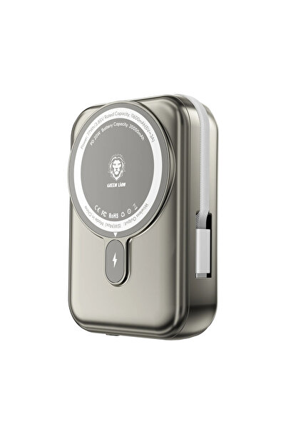 Green Lion باور بانك موناكو ماجسيف 20000 مللي أمبير - تيتانيوم ذهبي