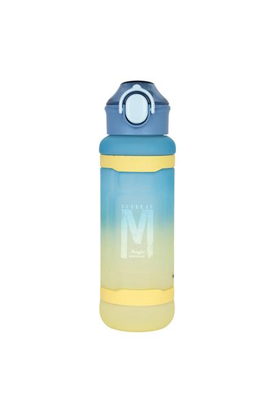 NovaKids Nova Kids Water Bottle 1000ml with Straw- Blue