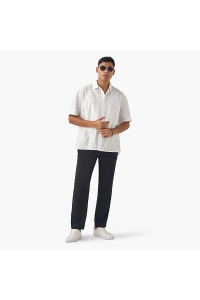 Iconic CUT AND SEW CRINCKLE SHIRT