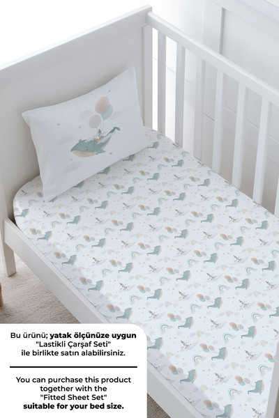 Tuğba Kuğu Bebek Boy Nevresim Takımı (100x150) - Iconic Serisi - Balinanın Düşleri