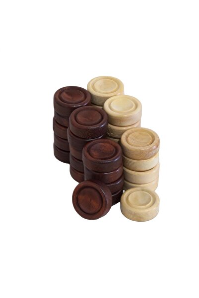 Helena Wood Art Handmade Boxwood Mini Backgammon Scale 17mm