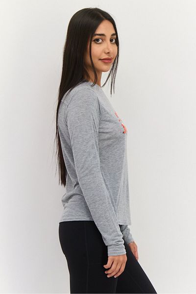 Brooks Women Sportswear Fit Long Sleeve Training Top, Grey