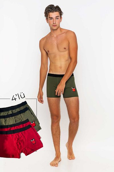 redowl Men's 4-Piece Boxer Advantageous Pack