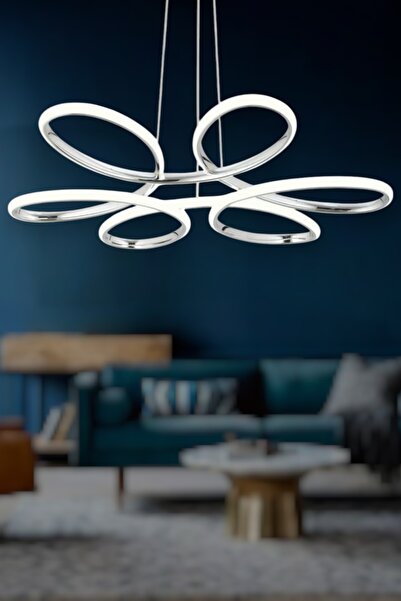 neeko Nipul Plafonyer Modernultra Süper Işık Ledli Avize 3 Renk Kumandalı Gri Kasa