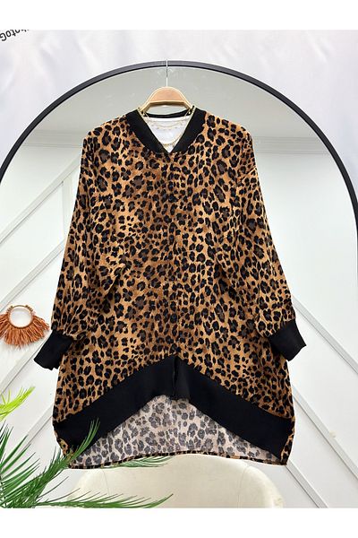 YEDİLALE Women's Viskose Shirt with Riban