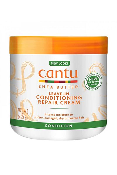 Cantu كريم إصلاح مرطب يترك على الشعر بخلاصة زبدة الشيا من كانتو 453جCantu