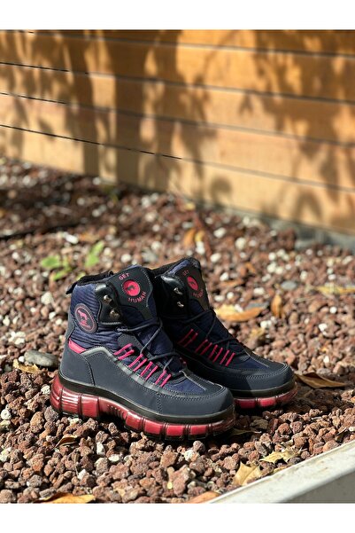 Klay Shoes kadın Outdoor Bot Ayakkabı Kışlık Dayanıklı Kaymaz Taban Bağcıklı