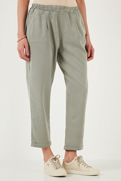 Lela Slim Fit Normal Waist Pipe Leg Pants Pants 668Yp5372