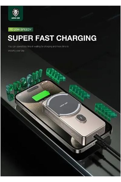 Green Lion Milton 10000Mah Powerbank - Titanium