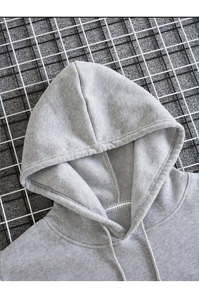 LAND MODA Love Printed Oversize Hooded Sweatshirt Hoodie