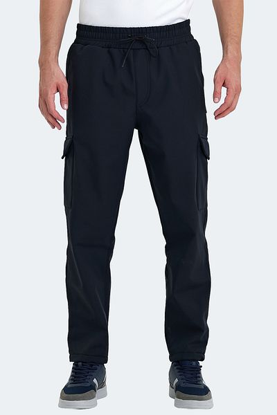 Slazenger Μαύρο ανδρικό παντελόνι RAMA