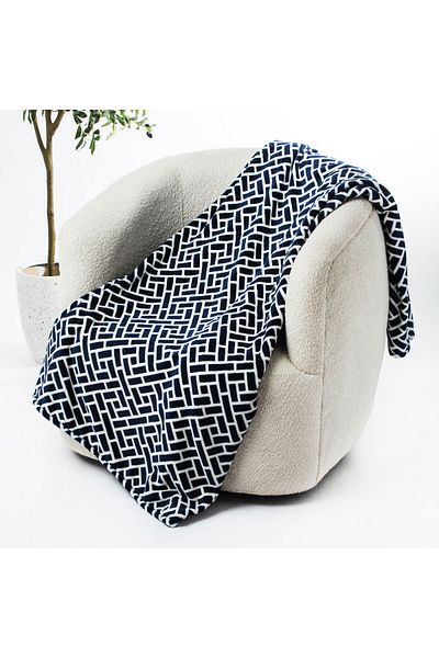 Orange Bed & Bath SUPER SOFT ROGER SQUARE  Blanket 152 × 178 cm