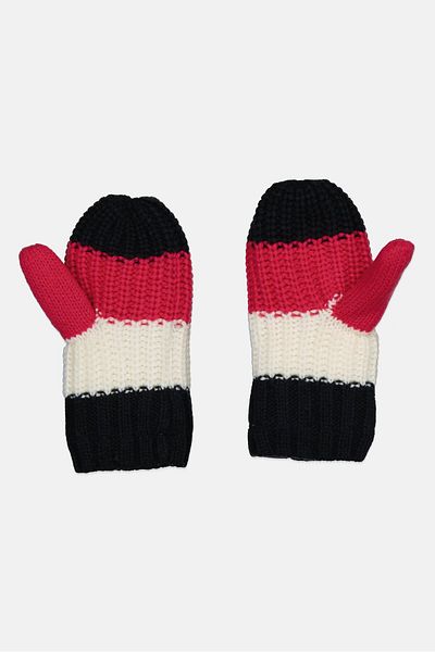 Nautica Kids Girl Colorblock Gloves, Pink