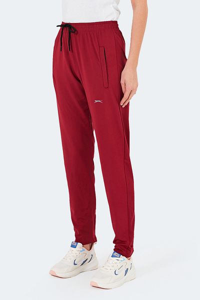 Slazenger بنطال رياضي نسائي باللون الأحمر الداكن من KARMOR