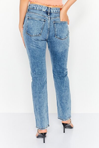 Esprit Women Slim Fit Washed Stretchable Jeans, Blue