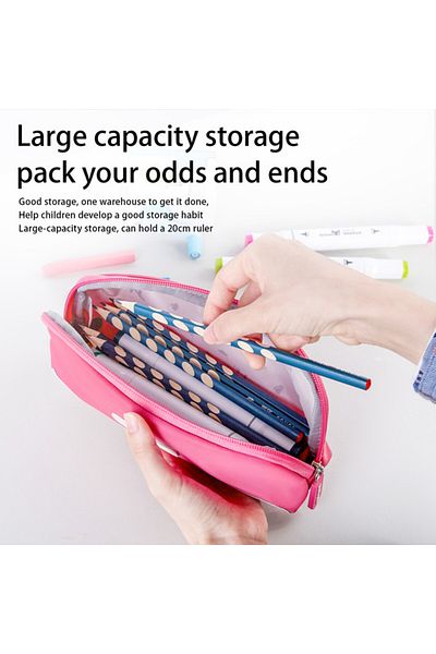 Nohoo Pencil Bag - Rose Red