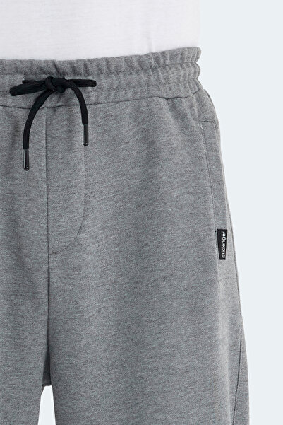 Slazenger NAVDEEP Erkek Cepli Dar Paça Koyu Gri Eşofman Altı