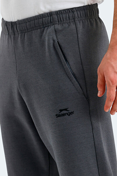 Slazenger VALDIS Erkek Cepli Koyu Gri Eşofman Altı