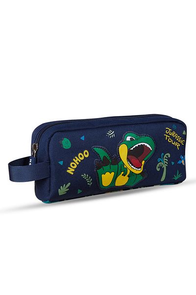 Nohoo Kids Pencil Case / Color Bag Dino - Green
