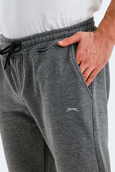 Slazenger CUPA I Erkek Cepli Koyu Gri Eşofman Altı