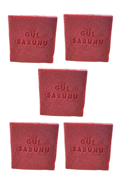 ASTERA 5 Natural Rose Soaps - Handmade