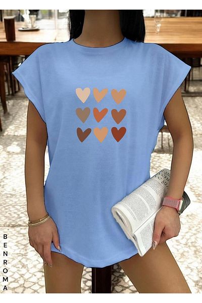BENROMA 1 produs pentru achiziții de 6 și mai sus este un tricou fără mâneci imprimat