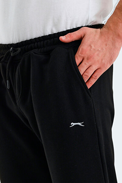 Slazenger CUPA I Erkek Cepli Siyah Eşofman Altı
