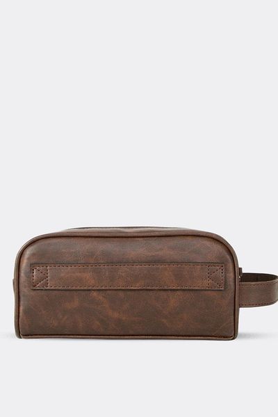 MORCA Crazy Coffee Personal Shaving and Makeup Grooming Bag